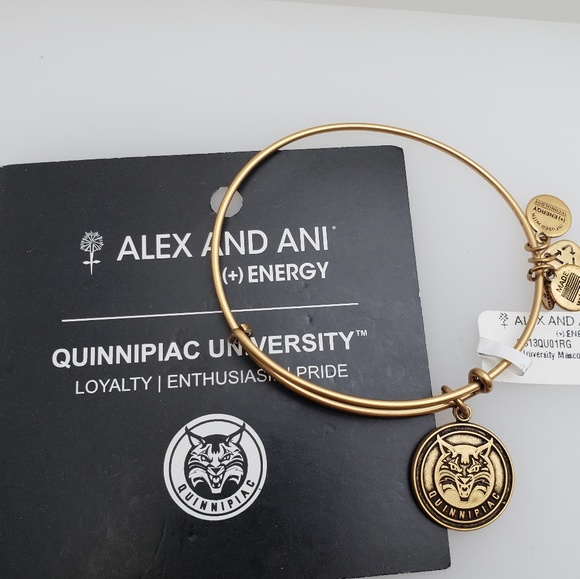 NWT Alex and Ani Quinnipiac bangle RG - Picture 1 of 1